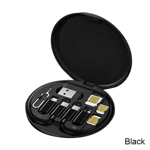 Mini Data Cable Set 60W Fast Charging Multi Function Data Cable Box