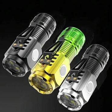 Three-Eyed Monster Mini Flashlight Flash Super Power Waterproof Outdoor Travel