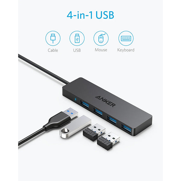 Anker 4-Port USB 3.0 Ultra Slim Data Hub