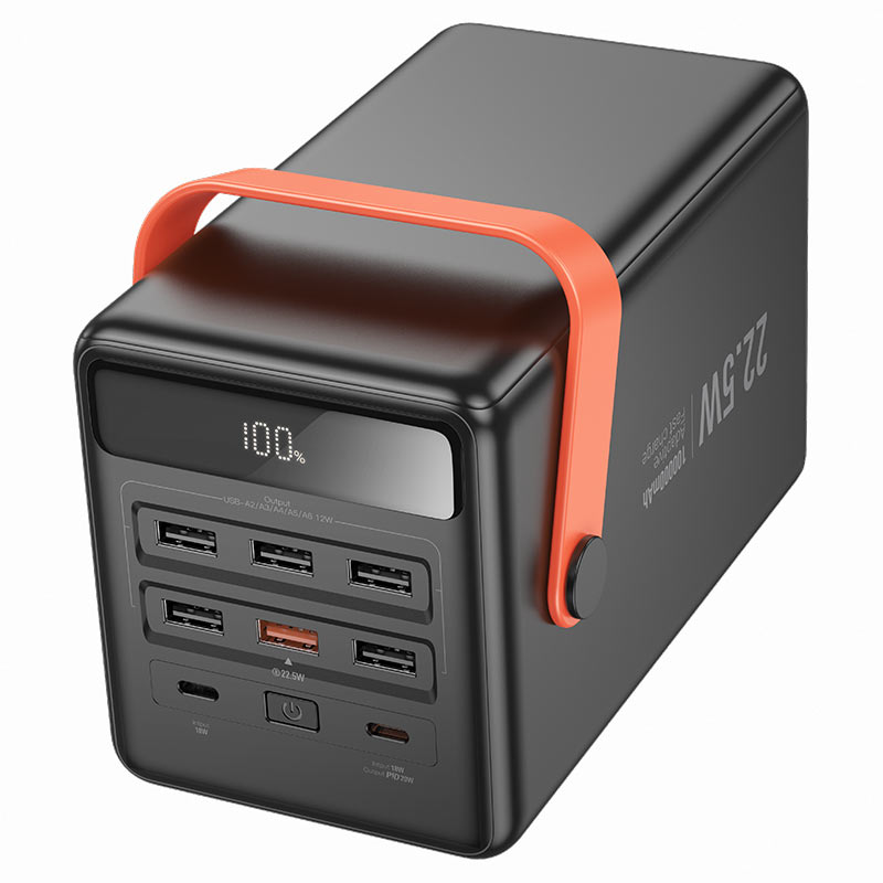 HOCO J142 High Capacity 100000mAh Power bank “Surpass” 22.5W + PD20W