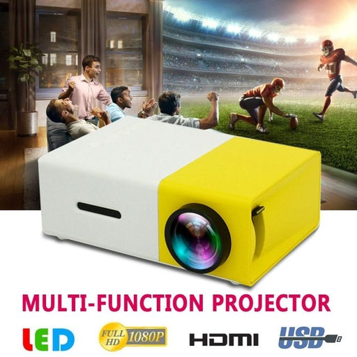YG 300 LED Mini Projector Home Cinema (No Warranty)