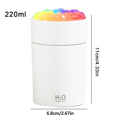 Hot Sale Crystal Rock Colorful Marquee Nano Atomizer Water Replenishing Instrument Intelligent