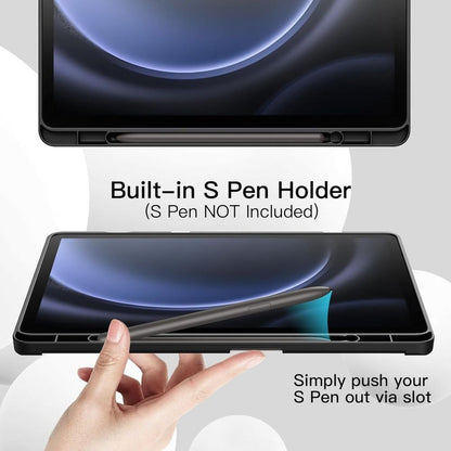 Tri-Fold Smart Protective Case For Samsung Galaxy Tab S10 Plus