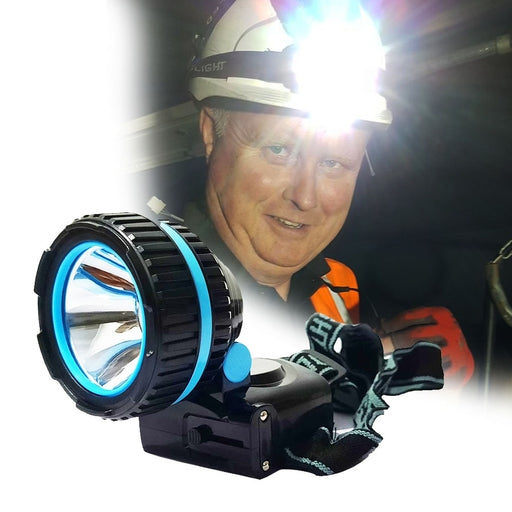 Head Torch AIKO Super Head Mounted LED Rechargeable Lamp Light as-713 - Torch Light