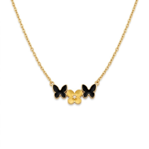 Butterfly Bloom Pendant Necklace