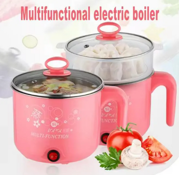 Mini Multifunctional Electric Hot Pot & Rice Cooker (1-2 Person) | Non-Stick Electric Cooking Pan