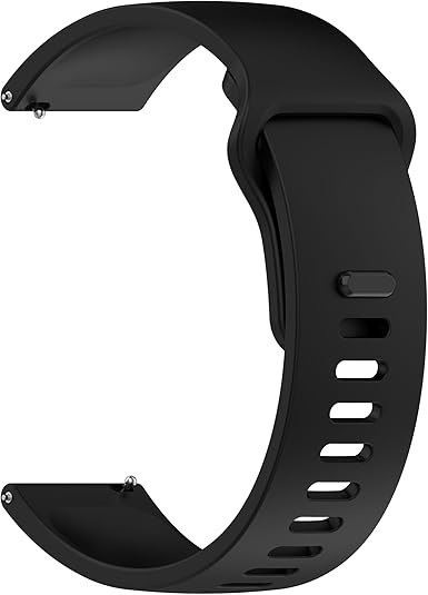 Silicone Strap Compatible with with Xiaomi Redmi Watch 5 Active /   Redmi Watch 5 Lite - Black
