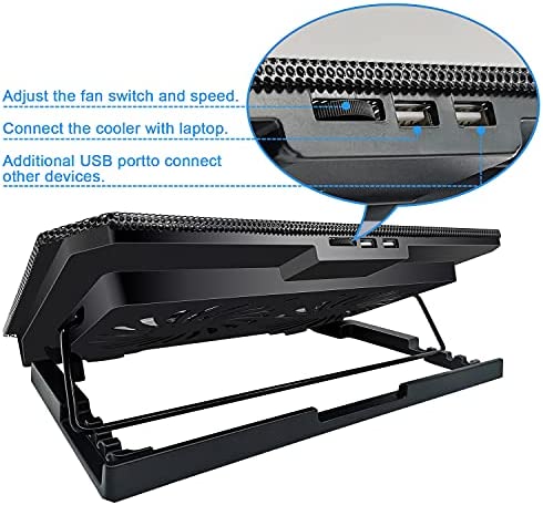 Havit HV-F2030 Single Fan Laptop Cooler With Adjustable Stand