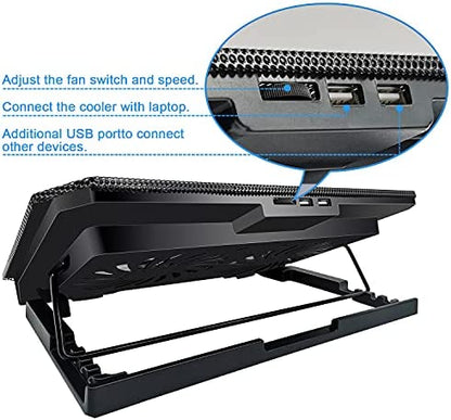 Havit HV-F2030 Single Fan Laptop Cooler With Adjustable Stand