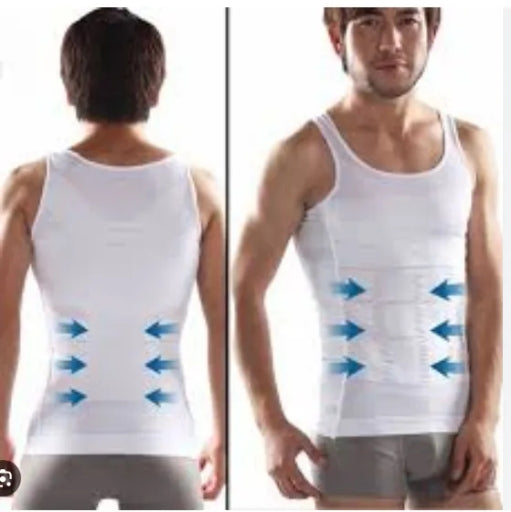 Slim N Lift Men’s Body Shaper Vest, Waist Control Shirt for a Sculpted Look & Everyday Wear
