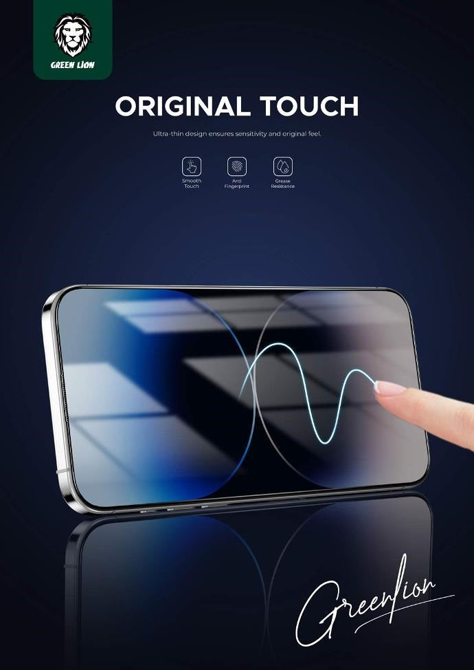 Green Lion Genuine 9H Steve Glass Strong Full Screen Protector For iPhone 13 PRO MAX 6.7" / 14 PLUS  - Tempered Glass