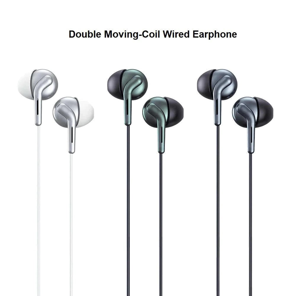 Remax RM-595 Double Moving-Coil Wired Earphone