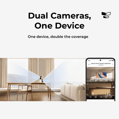 XIAOMI C300 Dual Smart 3MP Dual-Lens Security Camera with Dual-Band Wi-Fi 6 Camera