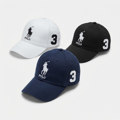 Quality Polo Logo Printed Adjustable Caps