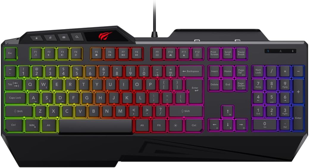 Original Havit KB488L Multi-function Backlit Keyboard Gaming Keyboard