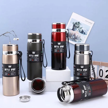 1000Ml Stainless Steel Vacuum Thermal Water Bottle | Insulated Thermos Flask for Hot & Cold Drinks