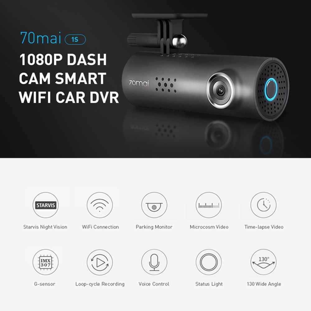 Xiaomi 70mai Smart DVR Dash Cam 1S - 1080p