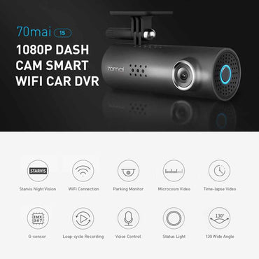 Xiaomi 70mai Smart DVR Dash Cam 1S - 1080p
