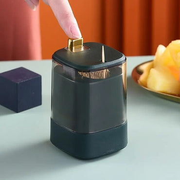 Automatic Portable Pop-up Toothpick Box Dispenser - Press Type Household Toothpick Holder