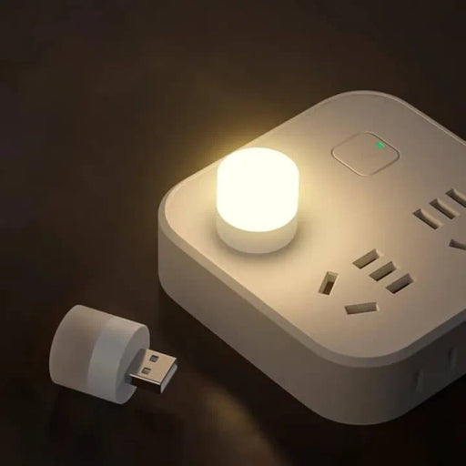 USB Mini LED Night Light – White