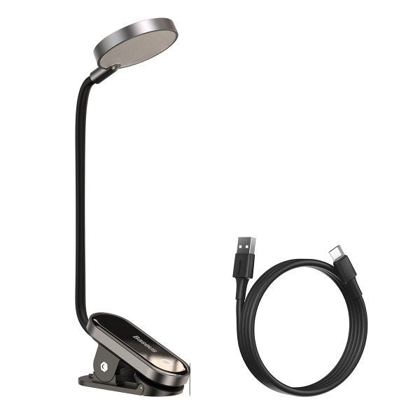 Baseus Led Desk Lamp Clip-On Night Light Reading Computer Keyboard illuminated Eye Protection Lamp With USB Charging