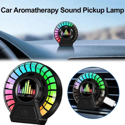 Smart Car Air Freshener - Car Diffuser Fragrance Lamp,Ambient Lighting Air Outlet Perfume, Car Aroma