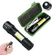 Rechargeable Mini LED Flashlight, USB, High Powerful Flashlight Water Resistant,Mini Torch