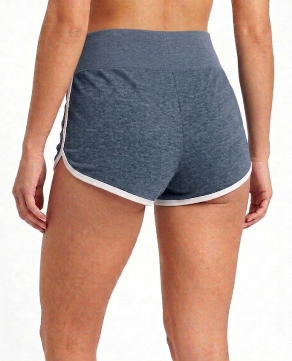 TRE Womenâ€™s Dri-Fit Cotton Spandex Athletic Shorts | Slim Fit Gym & Running Shorts