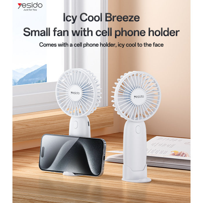 Yesido YF15 Handheld Mini Fan With Phone Holder