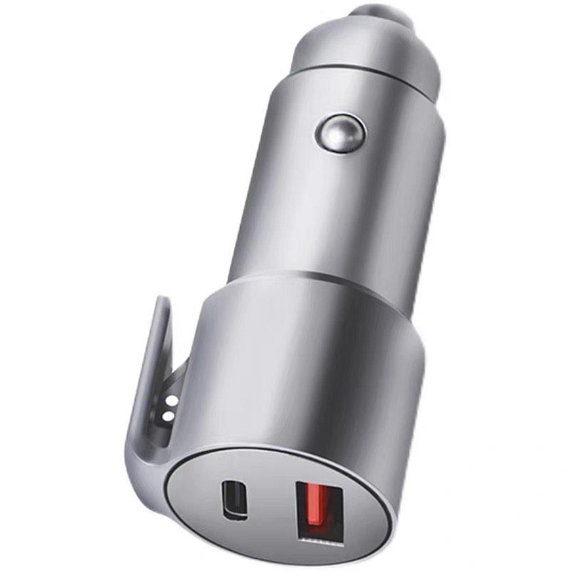 Mi 70mai Pro Midrive Cc05 Usb + Type C Out 27w Fast Charging Full Metal Car Charger