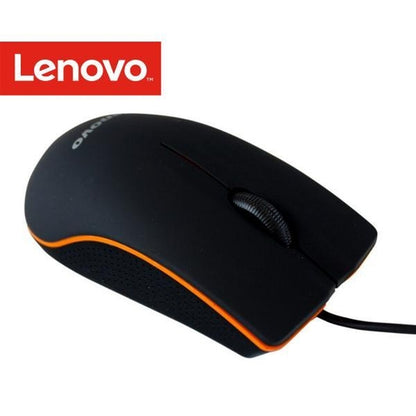 Lenovo M20 USB Optical Wired Mouse – Black Gaming Yoga Legion Scroll Wheel