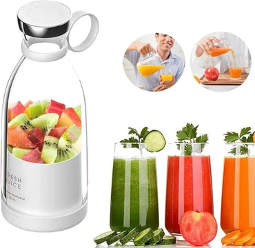 Portable USB Rechargeable Mini Blender, Electric Fruit Juicer and Smoothie Maker for Juices
