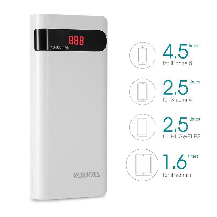 Romoss Sense 4P 10000mah Original Power Bank