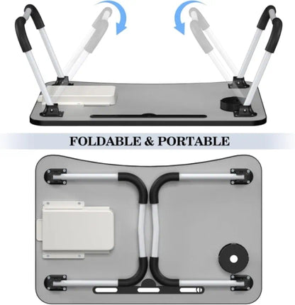 High Quality Folding Laptop Table Home Office Desks -Blue
