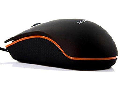 Lenovo M20 USB Optical Wired Mouse – Black Gaming Yoga Legion Scroll Wheel