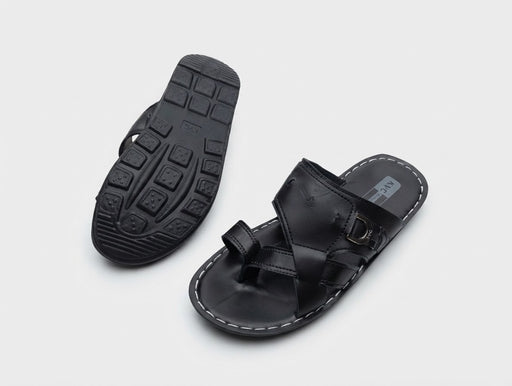 Men Pu Slippers Tan
