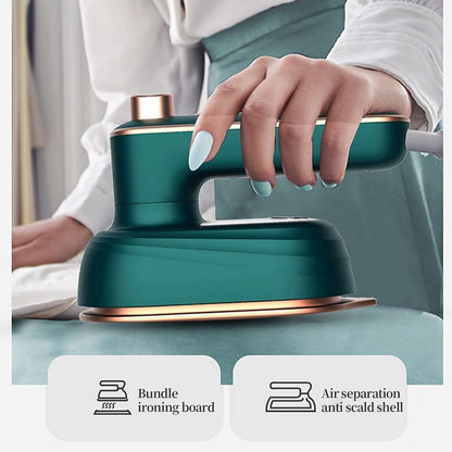 Home Travel Mini Iron Portable Dry and Wet Iron Rotatable Handheld Ironing Machine Travel Home Cloth