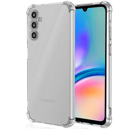 Samsung Galaxy A55 5G / A35 /A25 /A15 Case Clear TPU Four Corners Cover Transparent Soft