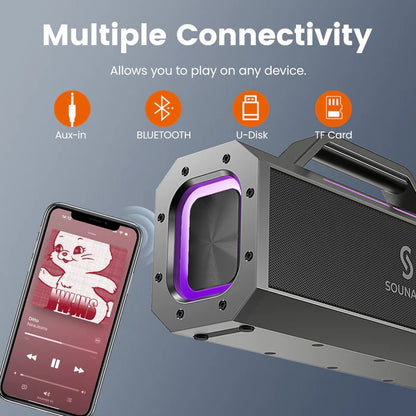 Original SOUNARC K1 Karaoke Party Speaker With 2 Wireless Microphones