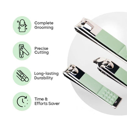 16 PCS Stainless Steel Portable Nail Clipper Set Professional Pedicure Kit Beauty Manicure Set
