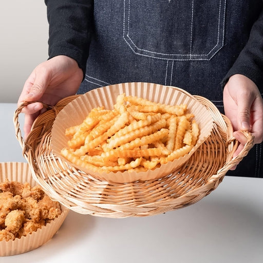 100Pcs/50pcs Food Grade Air Fryer Non-Stick (Fgaf ) Disposable Paper Liner 100 PCS for Frying Baking