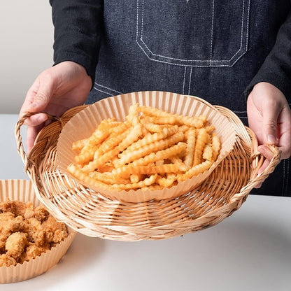 100Pcs/50pcs Food Grade Air Fryer Non-Stick (Fgaf ) Disposable Paper Liner 100 PCS for Frying Baking