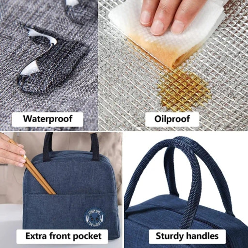 Lunch Bag,Reusable Lunch Bags Insulated Lunch Bag Women or Men