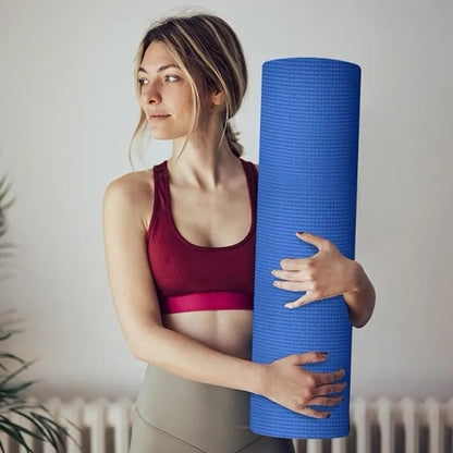 Outtobe Extra Thick Non-Slip Exercise Mat for Yoga, Pilates & Floor Workouts, Comfortable & Durable