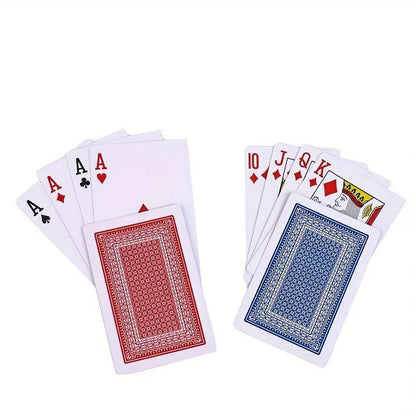 Premium Poker Size Playing Cards with 21 Points, Euchre and Canasta Standard Index -Superior Quality