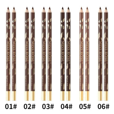 Eyebrow Pencil Waterproofs, Long-Lasting [Black Brown]