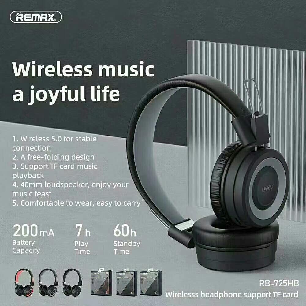 Remax RB-725HB High Quality Bluetooth Headphones