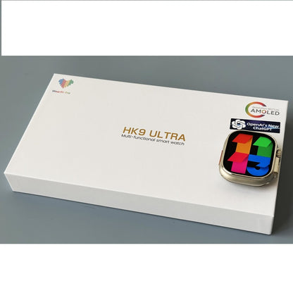 HK 9 ULTRA Amoled Display Chat GPT Supported Premium Smart watch