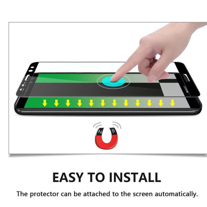 2 Pcs Super Quality Full Glue 5D Tempered Glass For Y6 2018 Huawei Screen Protector