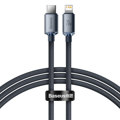 Baseus Crystal Shine 20W Fast Charging & Data Cable USB Type C to Lightning 20W